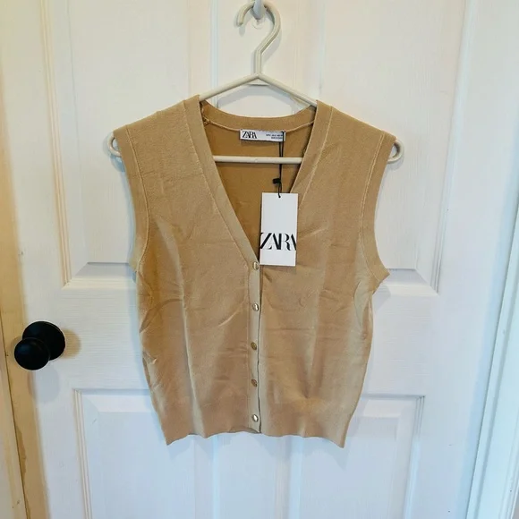 🦺💕ZARA NWT Rayon, Super Soft Vest💕🦺 - Picture 1 of 11